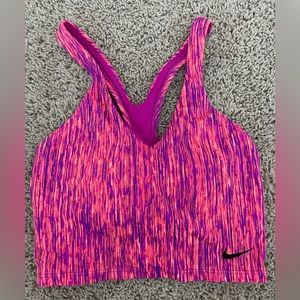 Nike midkini racerback longline swim top